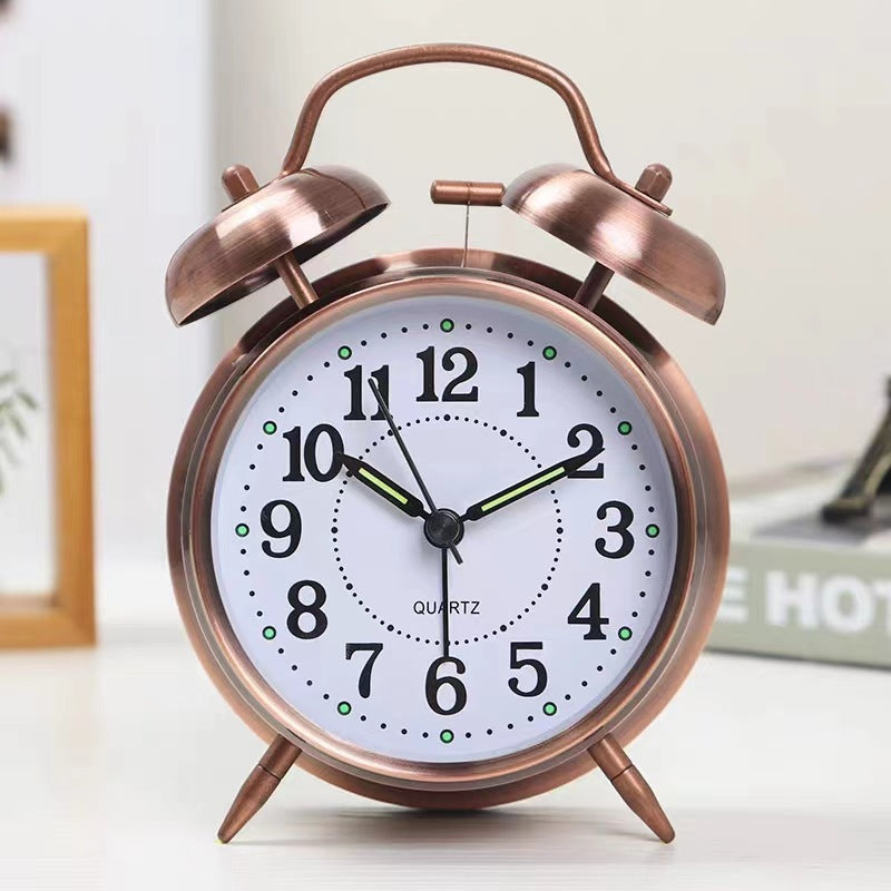 Traditional Style Alarm Clock with Analog Display