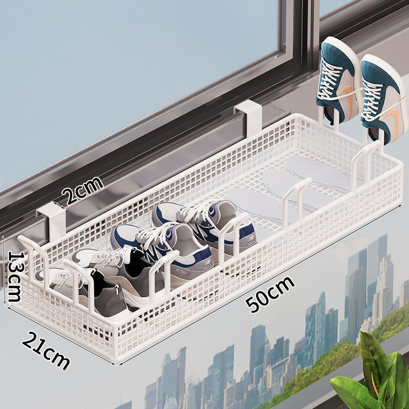 Over-the-Door Shoe Storage Rack with Adjustable Design