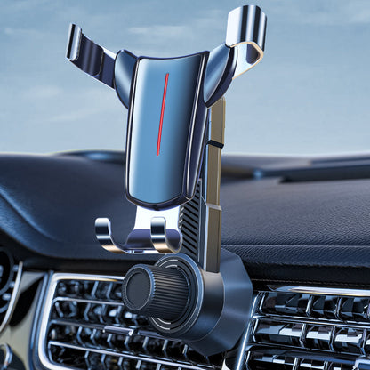 360-Degree Rotating Car Mount for Smartphones with Adjustable Air Vent Clip