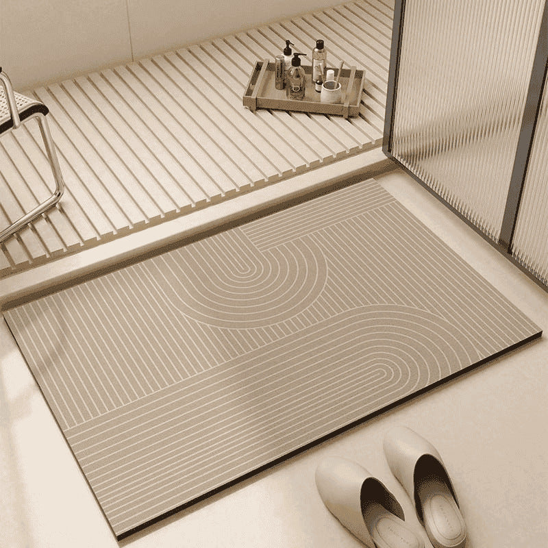 Plush Bath Mat with High Absorbency for Luxury Bathrooms