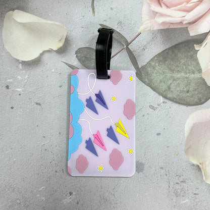 Travel Tag with Airplane Design