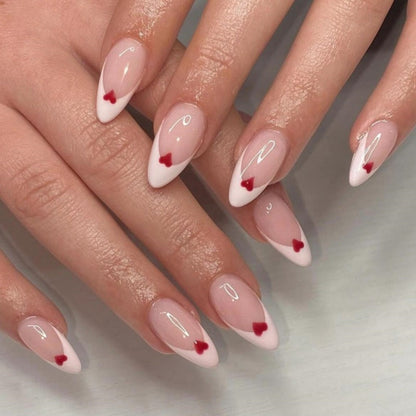 Press-On Nail Art Set with Animal Designs