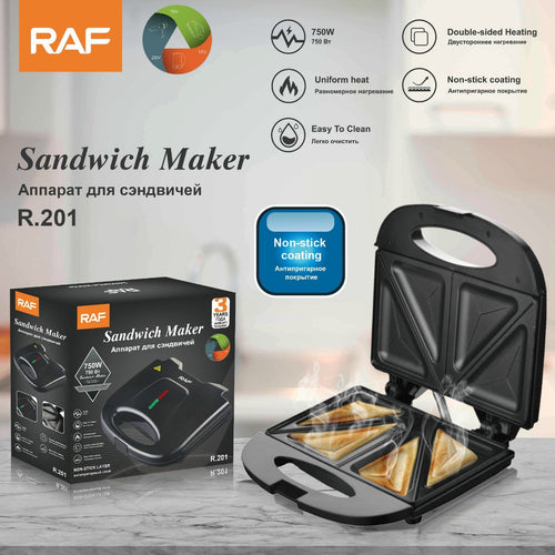 Electric Sandwich Maker – Compact Grill for Toasted Sandwiches