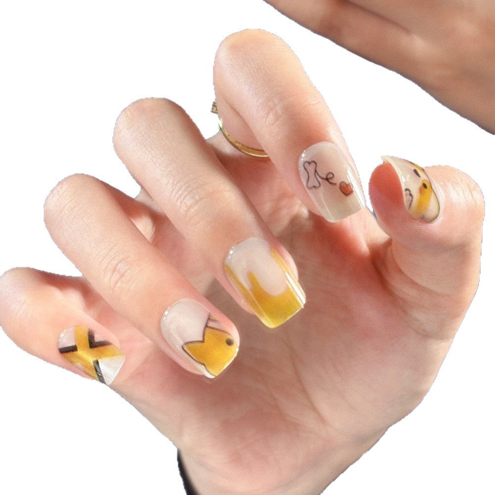 Cute Animal Design Press-On Nail Collection
