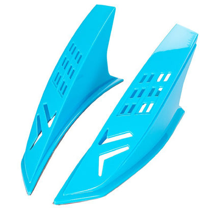 Side Panels for Aerodynamic Motorcycle Helmet