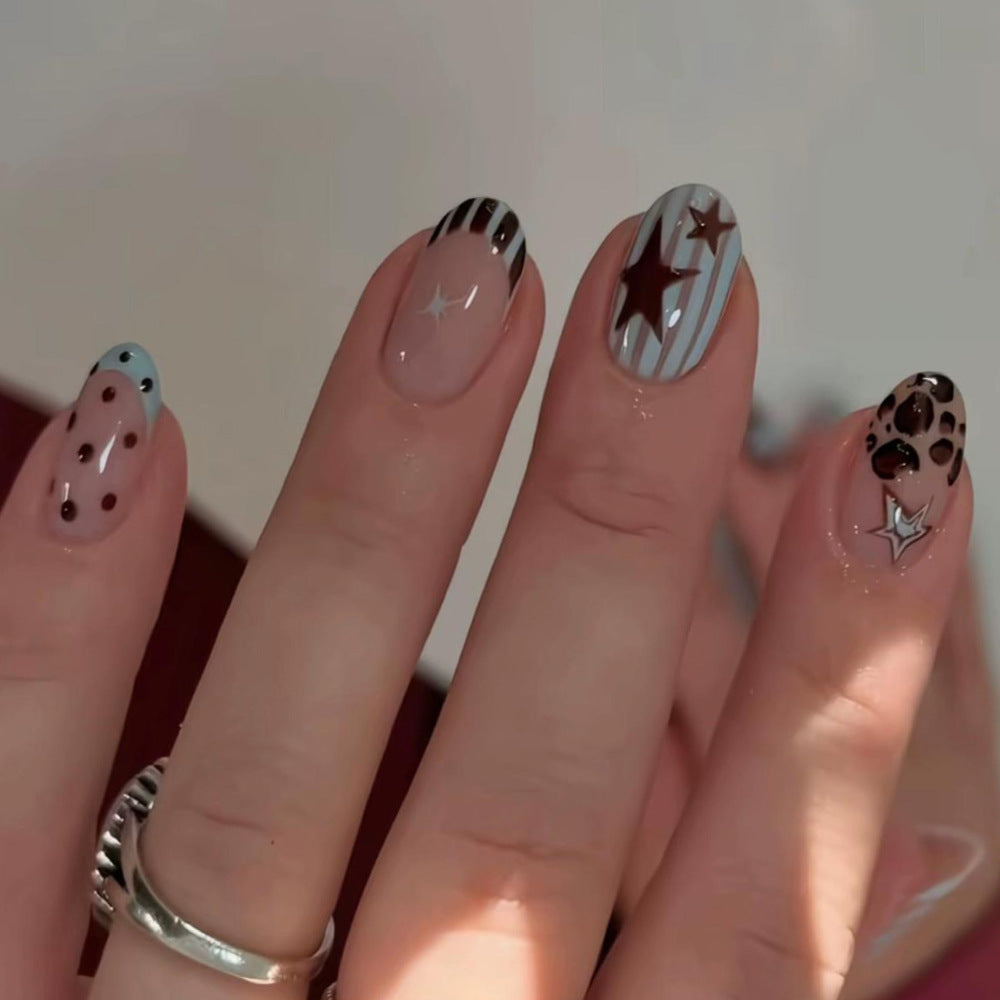 Nail Art Kit with Creative Designs and Patterns