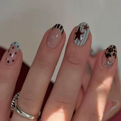 Nail Art Kit with Creative Designs and Patterns