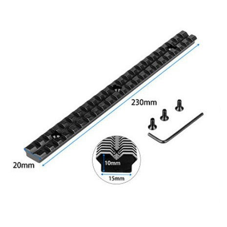 Tactical Rail Mount Plate with Adjustable Features