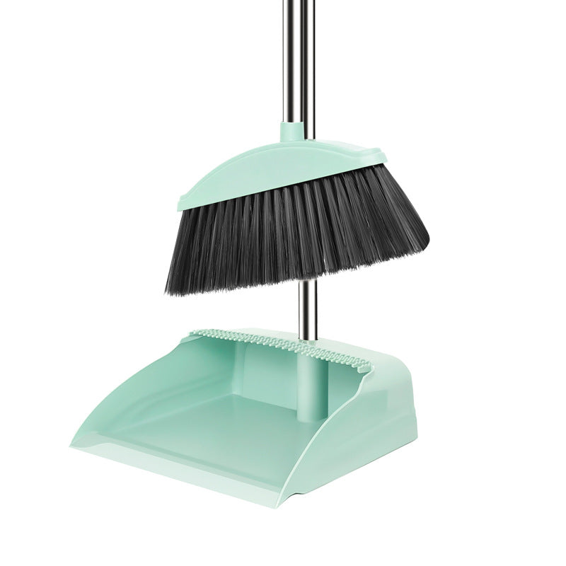 Ergonomic Cleaning Set with Adjustable Broom, Dustpan, and Squeegee