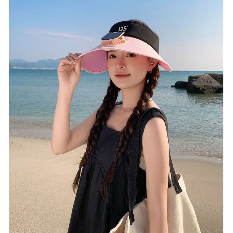 Breathable Headband Adjustable Sun Visor with Wide Brim