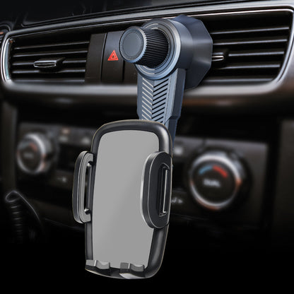 360-Degree Rotating Car Mount for Smartphones with Adjustable Air Vent Clip