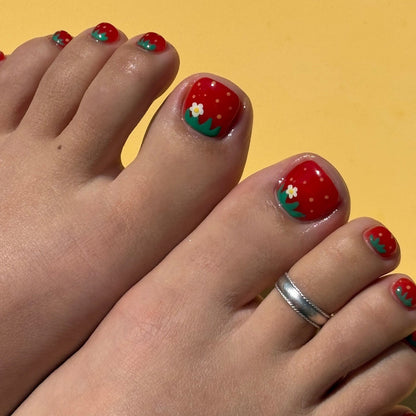 Creative Strawberry Nail Design Kit