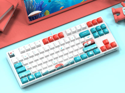 Custom Mechanical Keyboard with 87 Keys