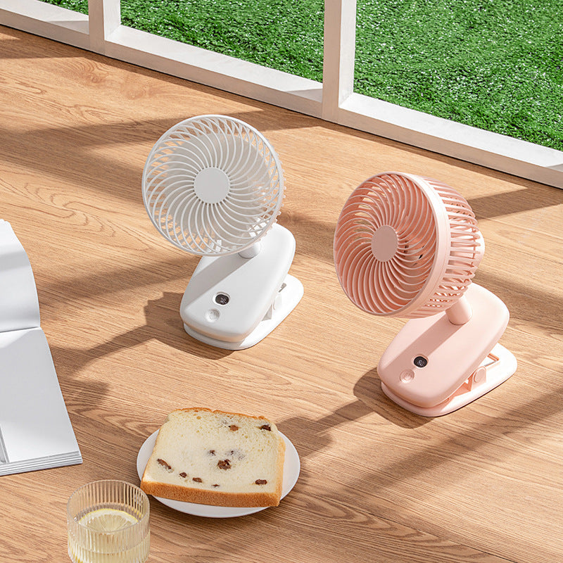Compact Clip-On Fan with Adjustable Speed
