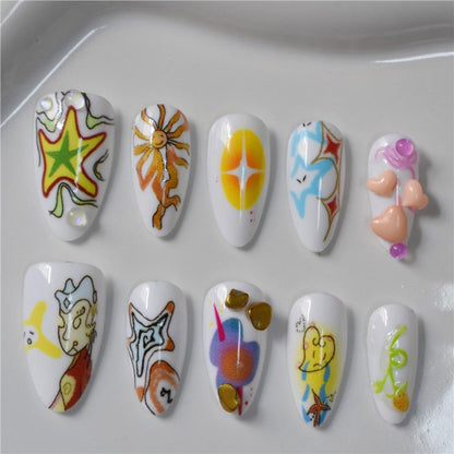 Artistic Design Press-On Nail Kit - Themed Collection