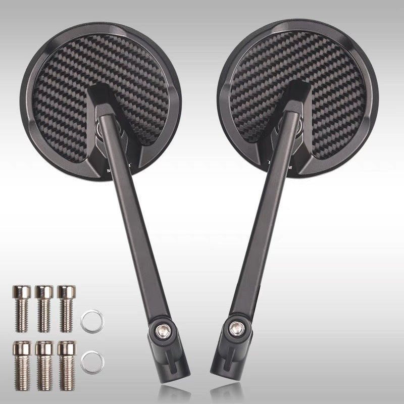 Motorcycle Mirrors with Adjustable Performance Features