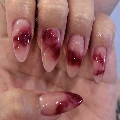 Glamorous Gradient Stiletto Nails – Artistic Design