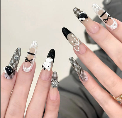 Themed Press-On Nails for Artistic Designs