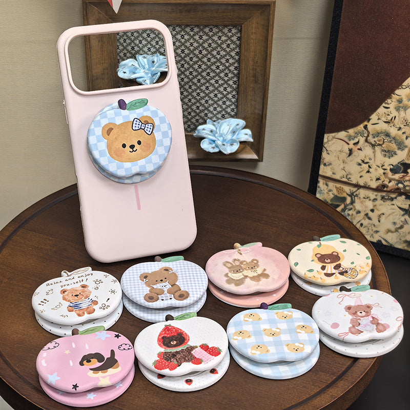 Cute Bear Design Mobile Phone Holder