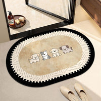 Cute Pet Gathering Oval