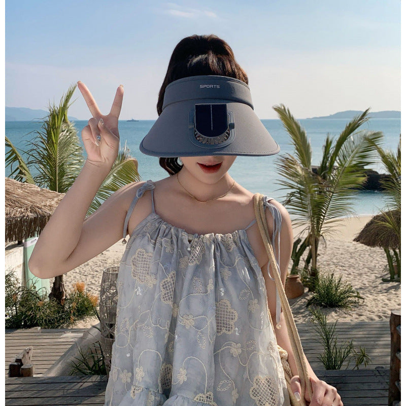 Sun Visor with UV Protection and Built-In Smartphone Holder