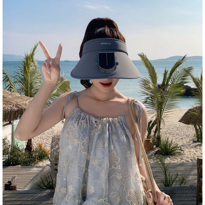 Sun Visor with UV Protection and Built-In Smartphone Holder