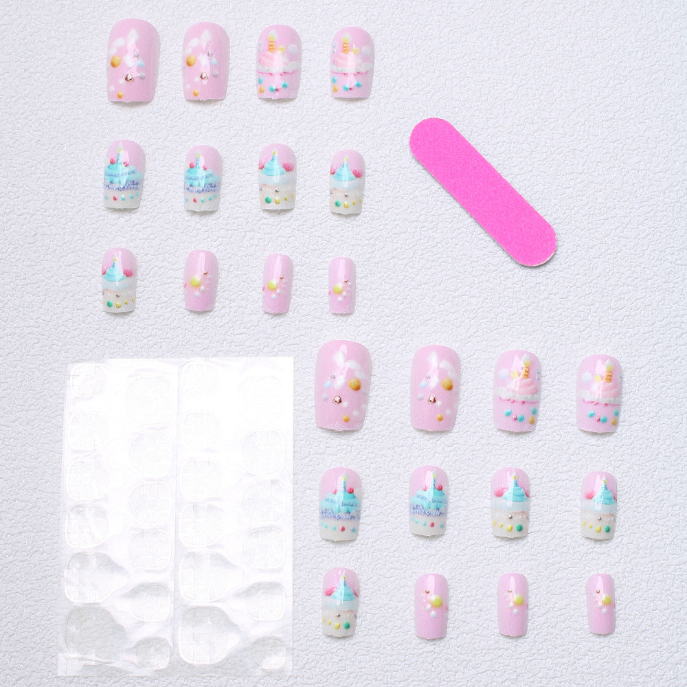 Press-On Nails with Celebration Theme