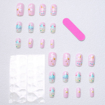 Press-On Nails with Celebration Theme