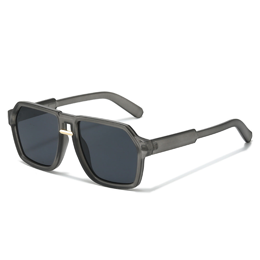 Stylish Angular Sunglasses with Frame