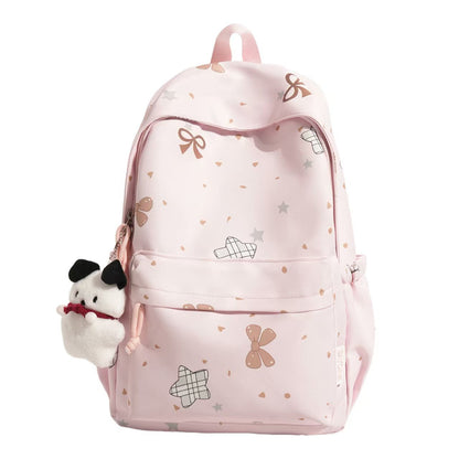Cute Backpack with Bow Design