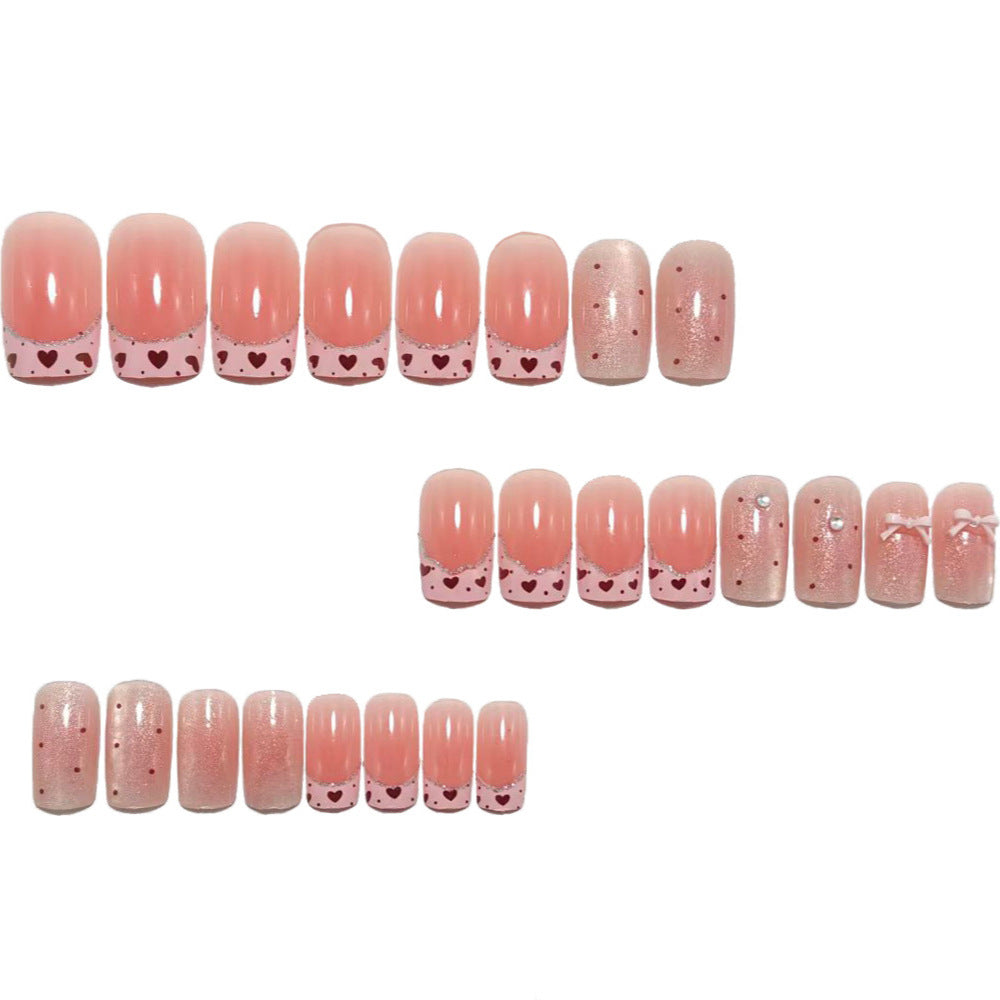 Elegant Bow Design Acrylic Nail Kit