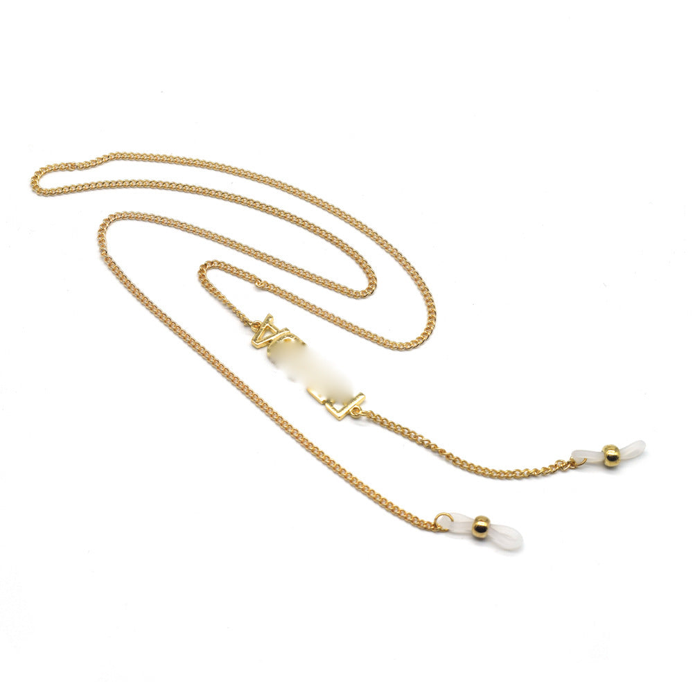 Silver Eyewear Chain with Adjustable Length