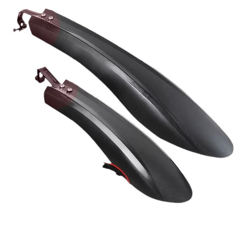 Set of Adjustable Bicycle Mudguards for Enhanced Protection
