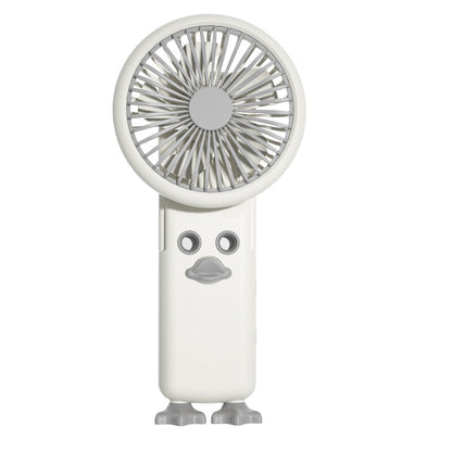 Handheld Fan Shaped Like a Cute Duck