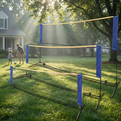 Height Adjustable Volleyball Net Set