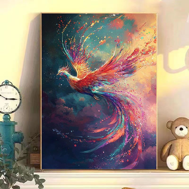 Phoenix Abstract Wall Art Print