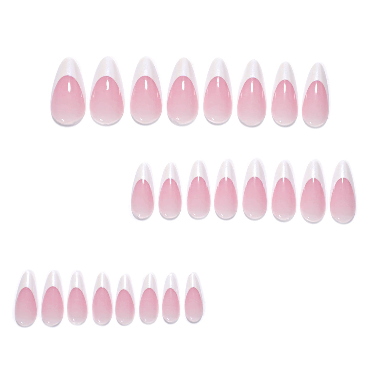 Elegant Gradient Design on Artistic Stiletto Nail Tips