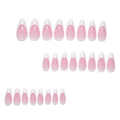 Elegant Gradient Design on Artistic Stiletto Nail Tips