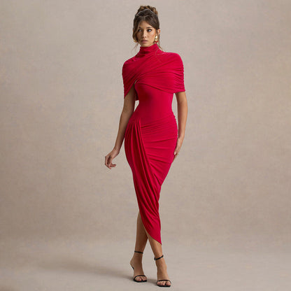 Backless Strapless Mini Dress with Ruched Bodycon Fit for Clubs