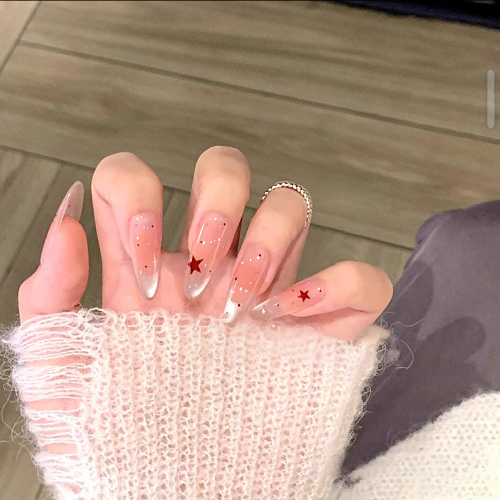 Creative Press-On Stiletto Nail Art Design