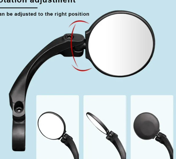 Adjustable Bicycle Side Mirror for Enhanced Visibility
