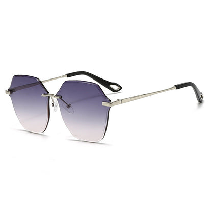 Geometric Sunglasses with Angular Design