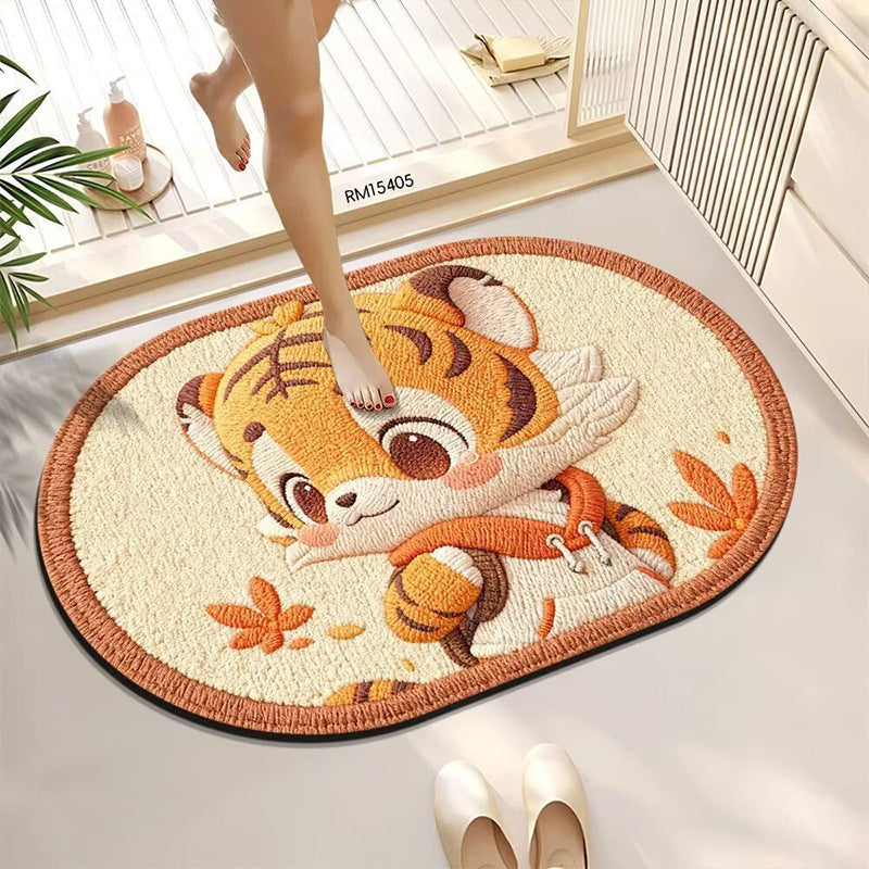Cute Bath Mat Featuring Animal Designs