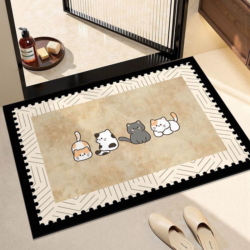 Cute Canine Design Welcome Mat