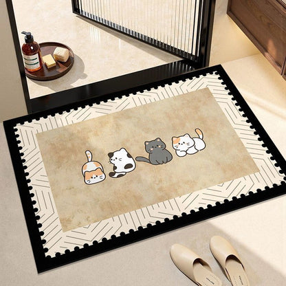 Cute Canine Design Welcome Mat
