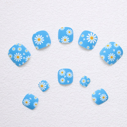 Creative Press-On Toenails in Taalita Design
