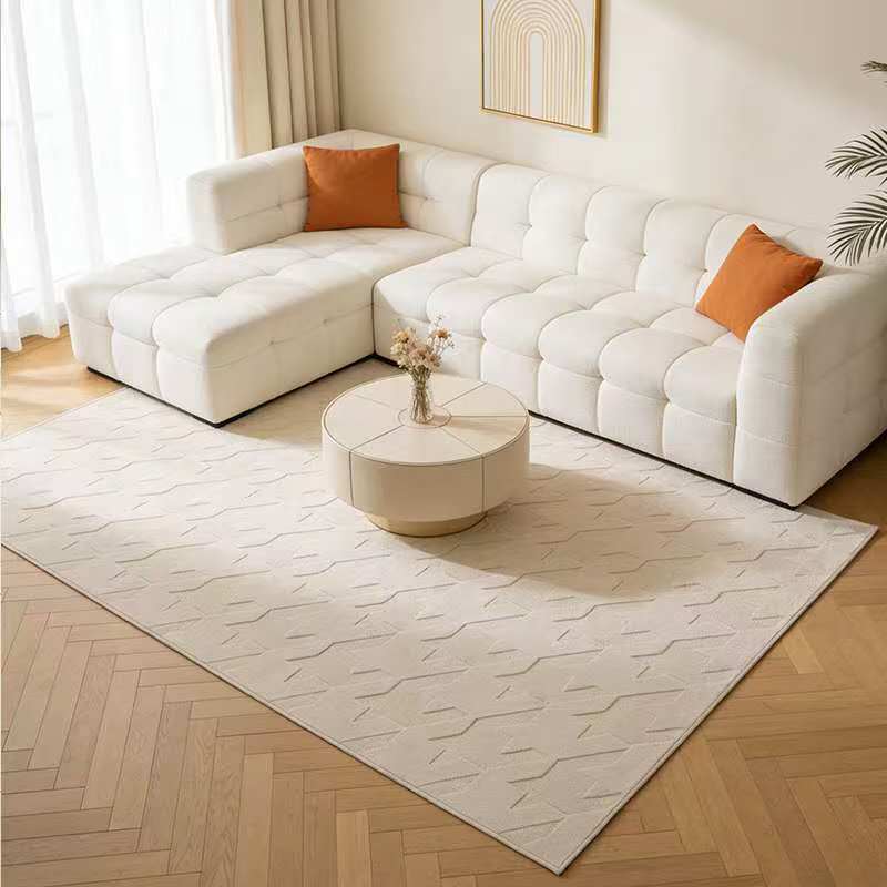 Abstract Style Area Rug with Geometric Patterns