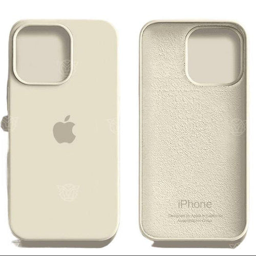 Silicone MagSafe Case for iPhone – Soft-Touch Protection in Silver