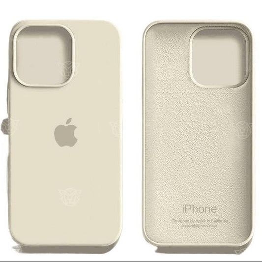 Silicone MagSafe Case for iPhone – Soft-Touch Protection in Silver