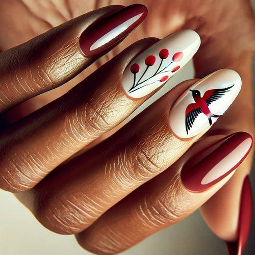 Decorative Press-On Nail Art Set